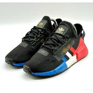 Adidas NMD R1 V2 Black/Red/Blue “Paris” Model FY2070 Men's Size 7 Pre Owned VGC!